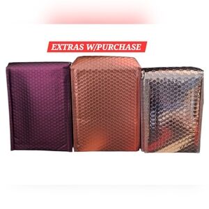 NWT - 15ct. Metallic Bubble Mailers Mix 6x8, 6.5x10